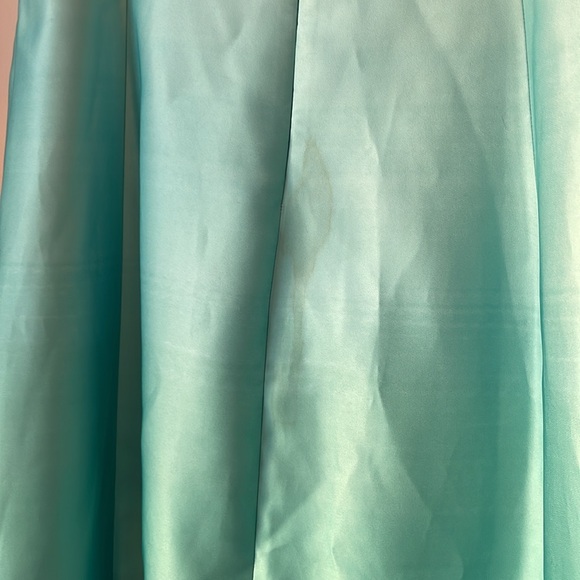 LEO LIN Cleo Sleeveless A-Line Ombre Midi Dress Gown black Tie 10 L XL - Picture 9 of 11